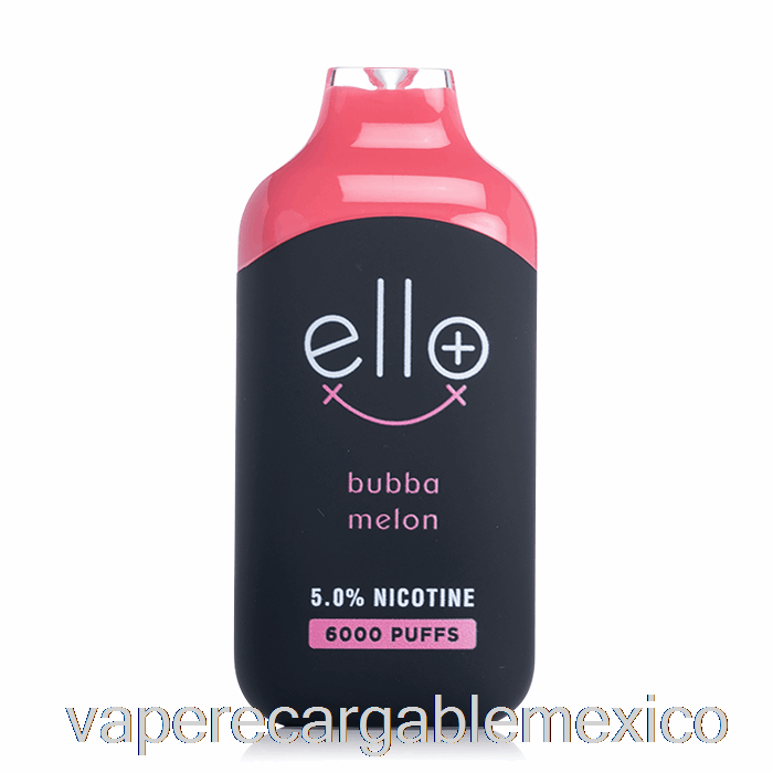 Vape Recargable Blvk Ello Plus 6000 Desechable Bubbamelon Ice